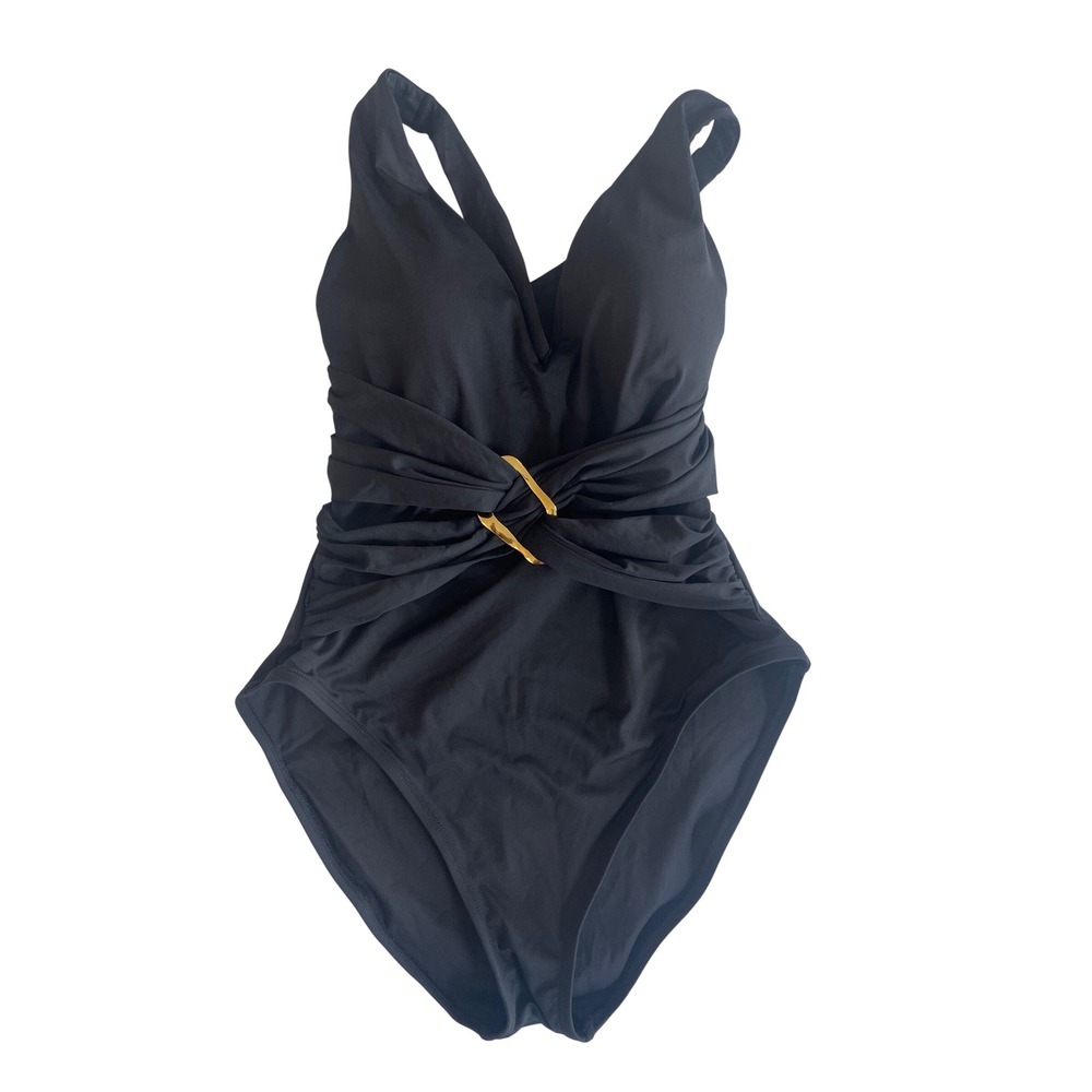 Trina Turk NWOT Monaco Wrap‎ One-Piece Swimsuit Women's Size 8